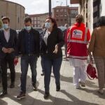 El secretario general del PSCyL, Luis Tudanca, se reúne con representantes en Zamora de la Plataforma Nacional de Celadores