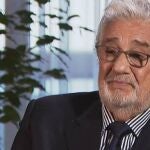 El tenor en un momento de la entrevista