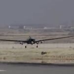 Un dron turco similar a los que utiliza Ucrania contra Rusia