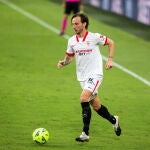Rakitic, en el partido ante el Betis