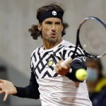 Feliciano López, durante su partido de primera ronda en Roland Garros