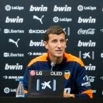 Javi Gracia, entrenador del Valencia.