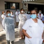 Sanitarios del Centro de Salud de San Blas en Alicante