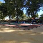 Zona de juegos infantiles de Écija cerrado para frenar la propagación del coronavirus