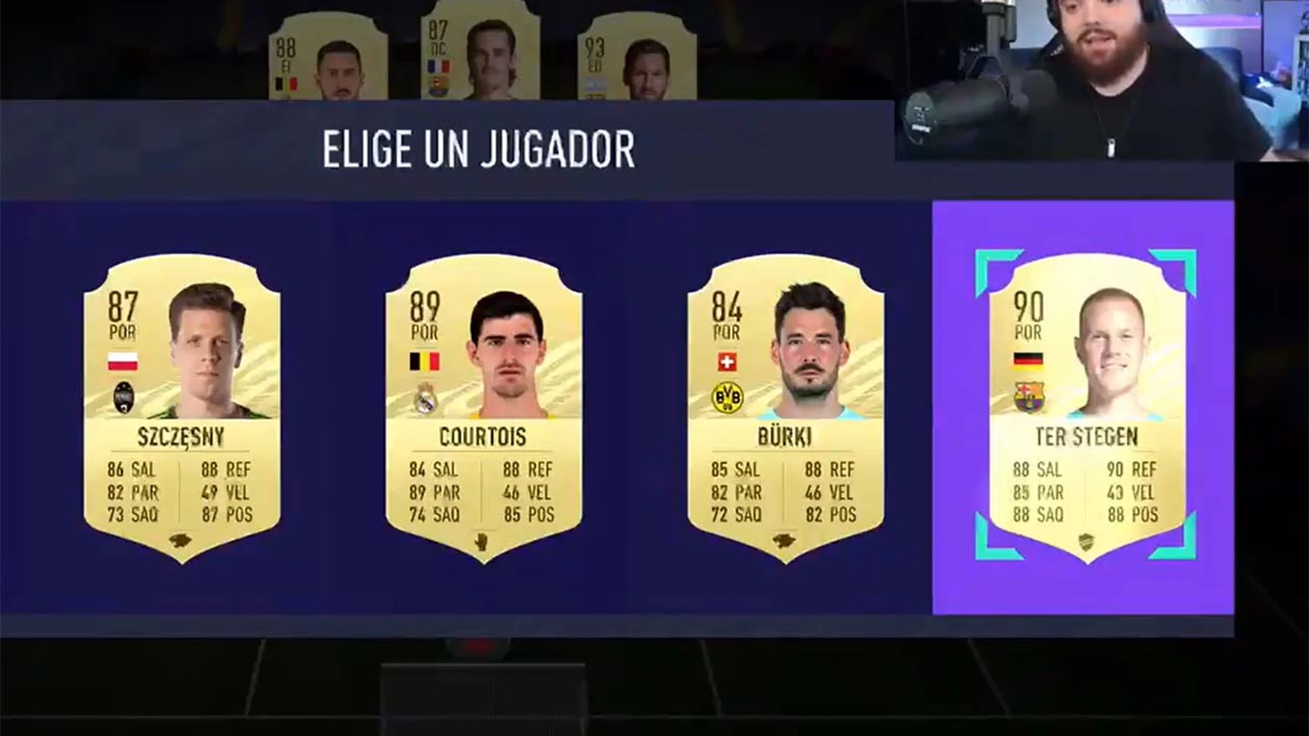 Ibai Llanos selecciona a Ter Stegen para su equipo del FIFA.
