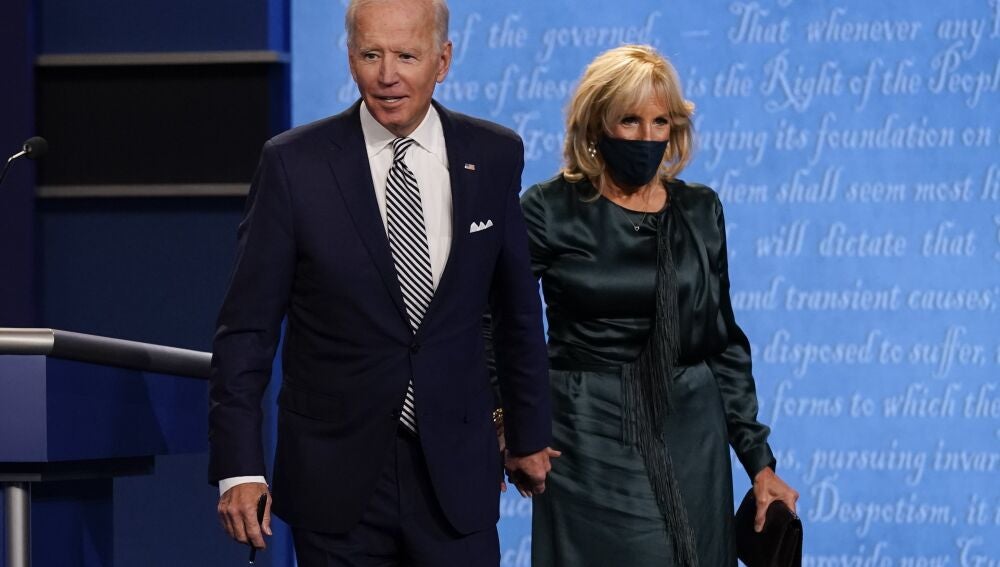 Joe Biden y su mujer Bill