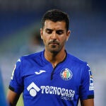 Ángel Rodríguez con el Getafe.