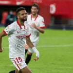 Youssef En-Nesyri con el Sevilla.