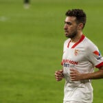 Munir El Haddadi con el Sevilla.