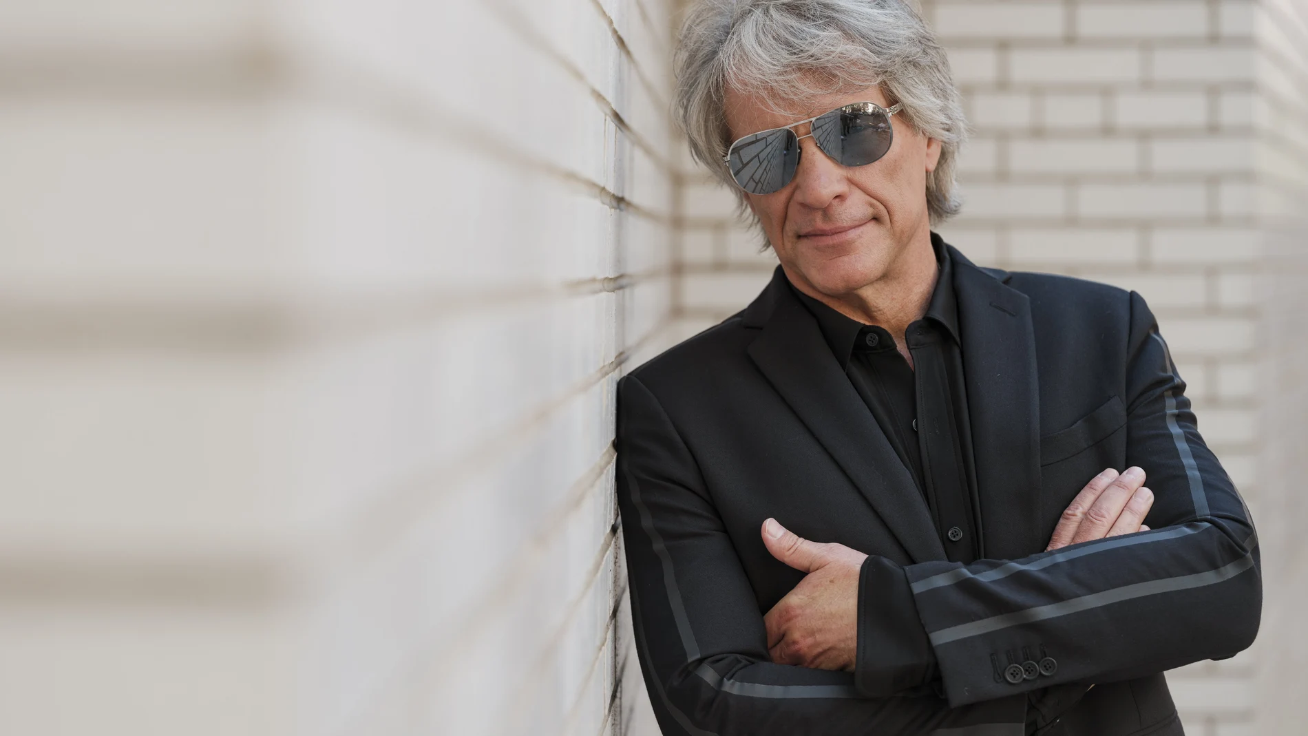 Jon Bon Jovi poses for a portrait in New York on Sept. 23, 2020 to promote his new album "2020". (Photo by Drew Gurian/Invision/AP)