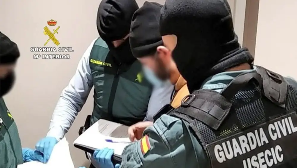 Imagen de archivo de una operación de la Guardia Civil contra el yihadismo