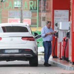Una gasolinera en Madrid