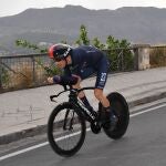 Geraint Thomas, en la contrarreloj inicial del Giro