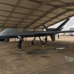 Uno de los drones "Predator B" del Ejército del Aire