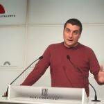 El exdiputado de la CUP en el Parlament, Quim Arrufat