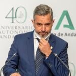 El consejero de Hacienda y Financiación Europea, Juan Bravo
