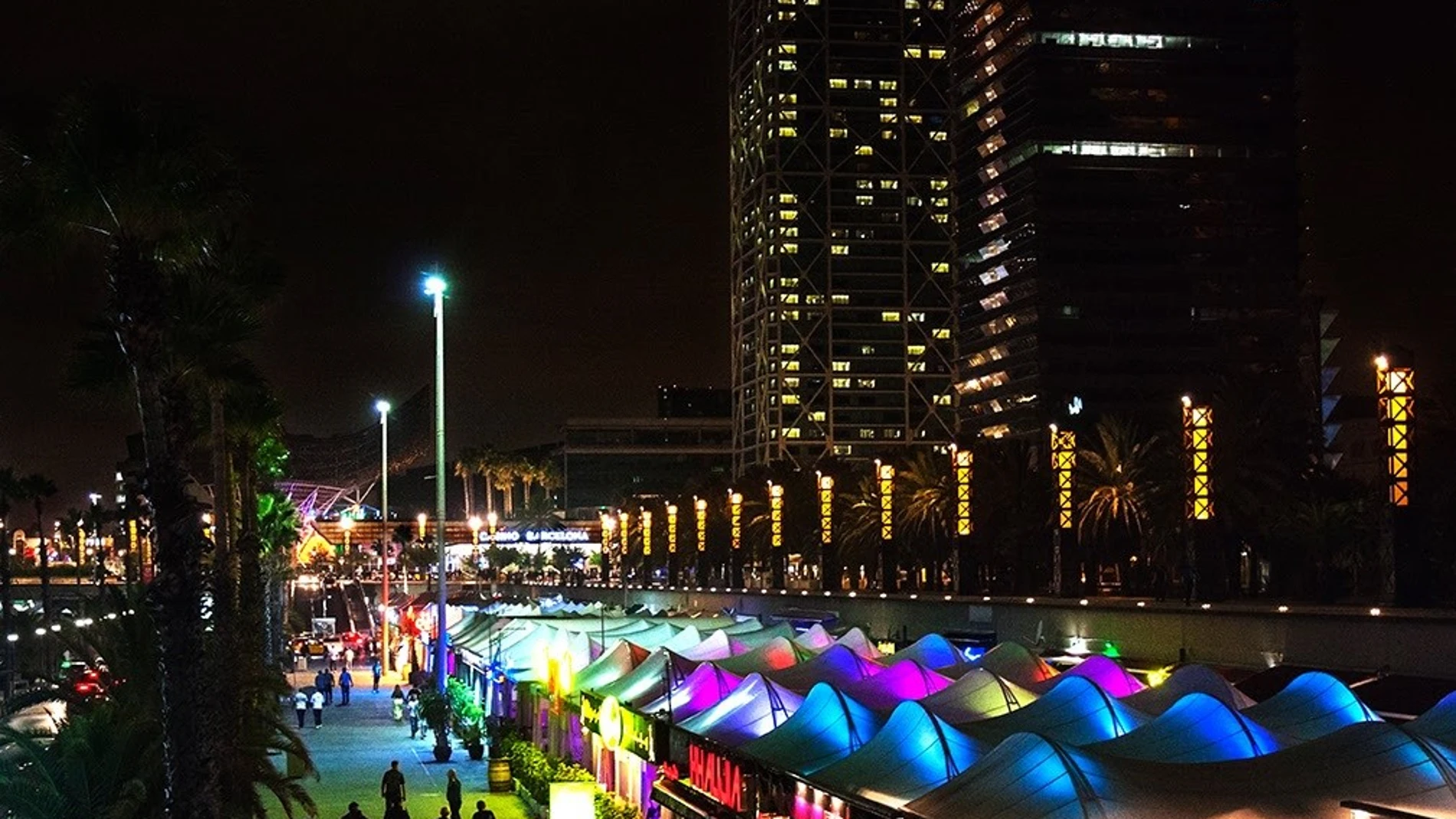 Locales de ocio del Frente Marítimo de Barcelona