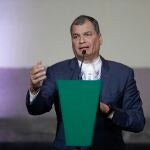 El ex presidente Rafael Correa fue condenado en ausencia en julio a ocho años de prisión