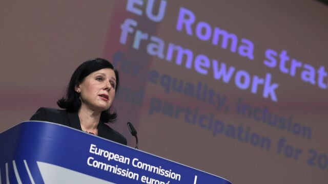 Vera Jourova vicepresidenta de Valores de la Comisión Europea