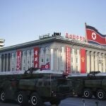 Desfile de 2015 para conmemorar el 70 aniversario del Partido de los Trabajadores en Corea del Norte