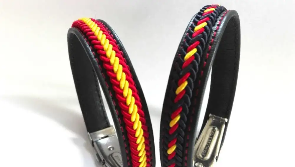 Pulseras con la bandera de España