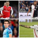 Jugadores que se caen de las competiciones europeas