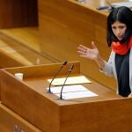 La todavía síndica de Unides Podem en Les Corts, Naiara Davó