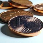 Monedas de uno y dos céntimos