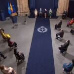 Ceremonia de entrega de la 40 edición de los Premios Princesa de Asturias en el Hotel de la Reconquista de Oviedo