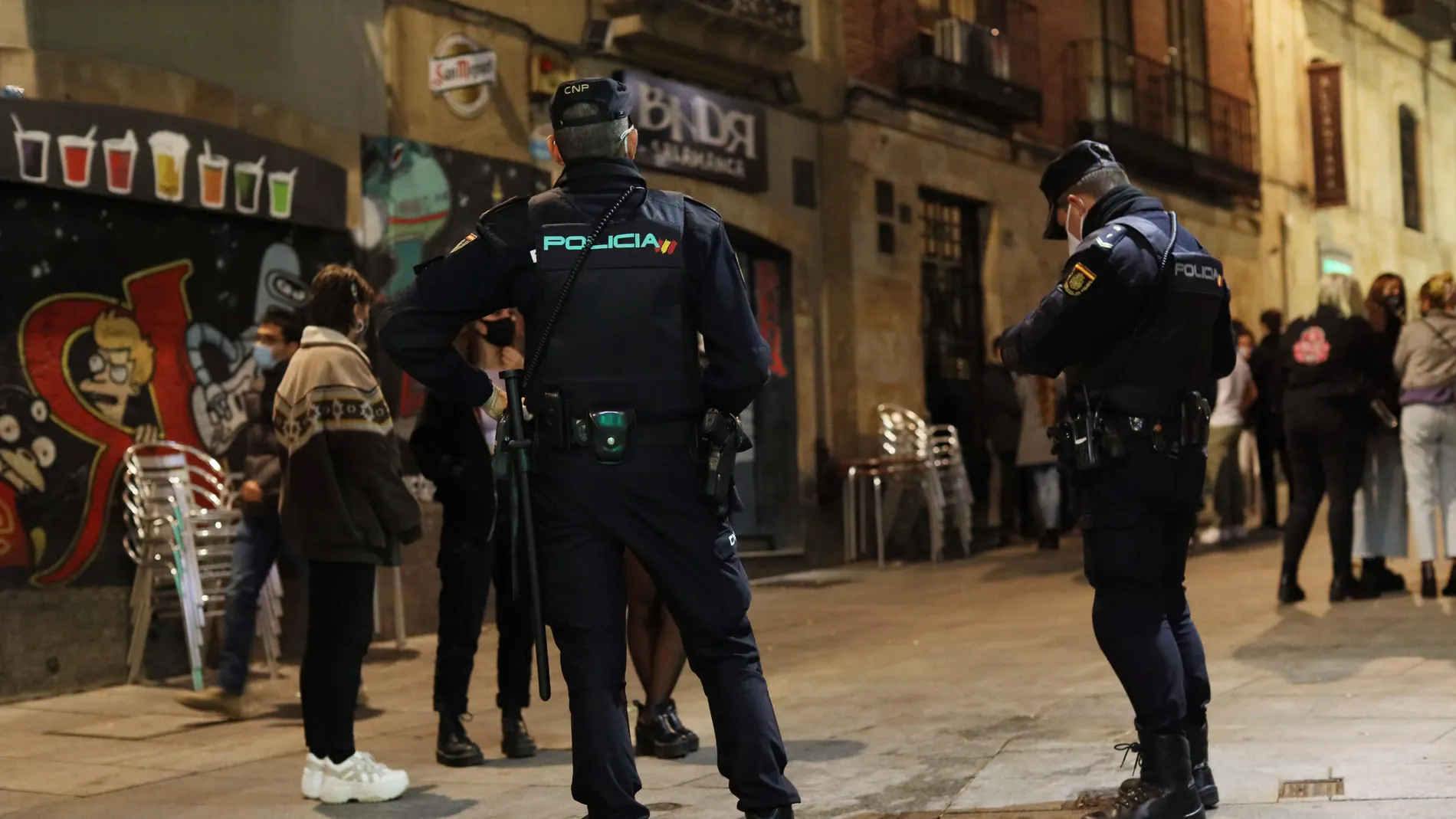 Agentes de la Policía Nacional de Salamanca