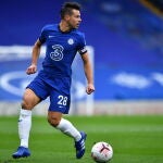 César Azpilicueta con el Chelsea.
