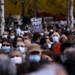 El lema de la manifestación de este domingo era "Je suis prof"