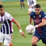 El Yamiq con el Valladolid. (EFE)