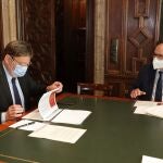 El presidente Puig y el conseller Soler