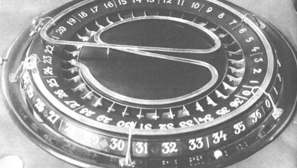 Ruleta utilizada durante el "escándalo Straperlo"
