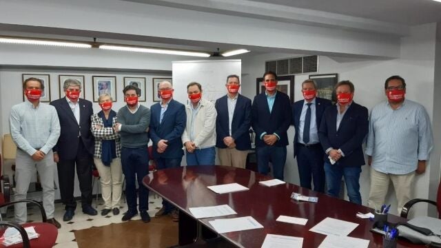 Asistentes a la CXLVI Asamblea de los Obispos del Sur de España, celebrada en Córdoba