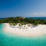 Cayo Levantado, una pequeña isla cerca de la Península de Samaná, en República Dominicana