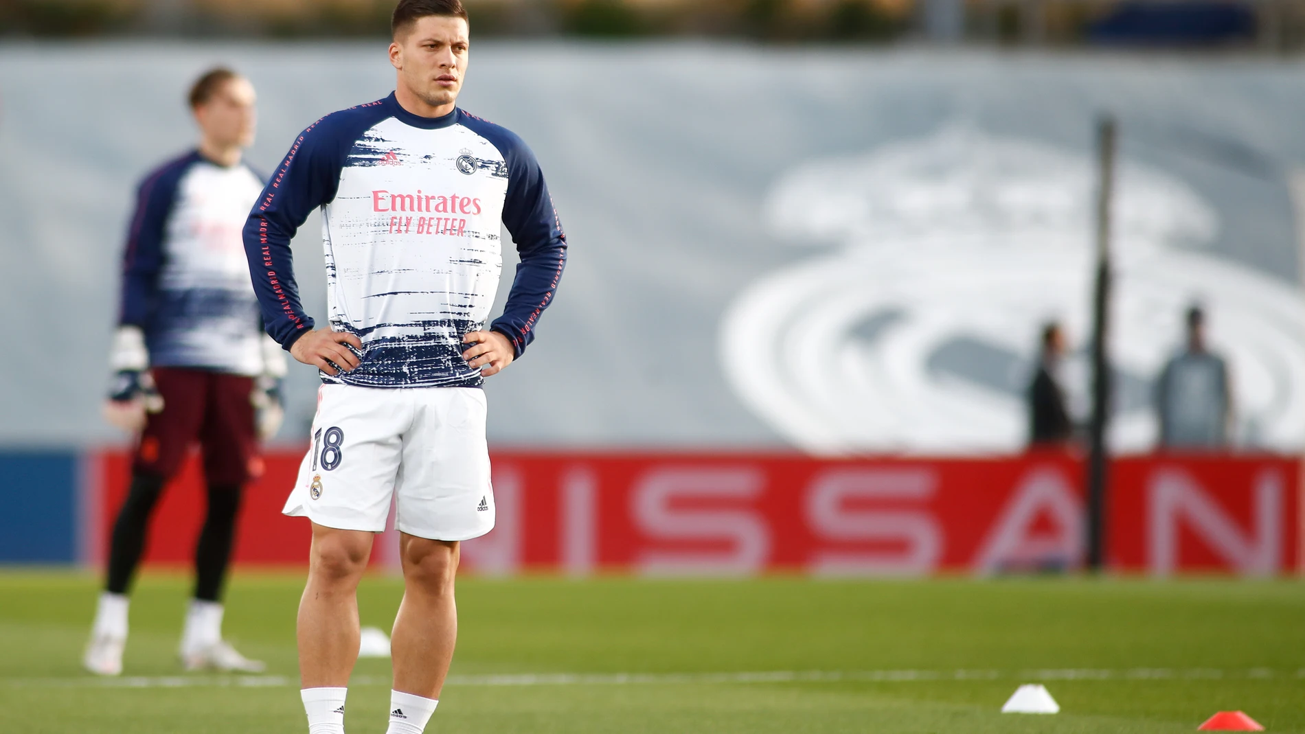 Jovic, antes del partido de la semana pasada contra el Shakhtar Donetz