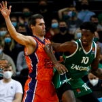 Nigel Hayes, en un partido de Euroliga ante el Valencia