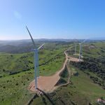 El parque eólico de San Martín del Tesorillo (Cádiz)