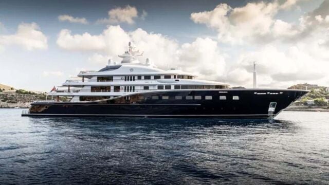 Imagen de archivo del Aquila, el yate de lujo de Magic Johnson.