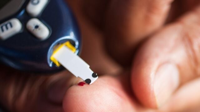 Medidor de glucosa diabetes