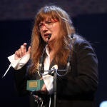 La directora de cine, Isabel Coixet, interviene durante la gala inaugural de la 65ª edición de la Semana Internacional de Cine de Valladolid (Seminci), en Valladolid, Castilla y León, (España), a 24 de octubre de 2020. Esta edición está marcada por la crisis del Covid-19, razón por la que se han reajustado los horarios de las sesiones de tarde para cumplir con la implantación del toque de queda a partir de las 22.00 horas, anunciado ayer por la Junta de Castilla y León como medida para atajar la propagación de contagios del COVID-19.24 OCTUBRE 2020;SEMINCI;COIXET;CINE;FESTIVAL DE CINE;VALLADOLIDPhotogenic/Pablo Requejo / Europa Press24/10/2020