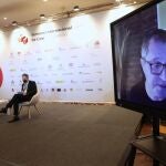 Vadim Perelman, director de 'Persian Lessons', interviene vía streaming durante una rueda de prensa.SEMINCI25/10/2020