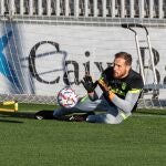 Oblak, en el último entrenamiento del Atlético