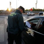 La Guardia Civil y la Policía local controlando el perímetro de Granada