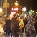 La primera protesta en Barcelona fue de carácter negacionista