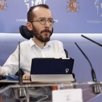 El portavoz de Unidas Podemos, Pablo Echenique