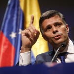 Rueda de prensa de Leopoldo Lopez en el Circulo de Bellas Artes de Madrid.