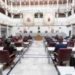 Imagen del Pleno de la Asamblea regional de Murcia